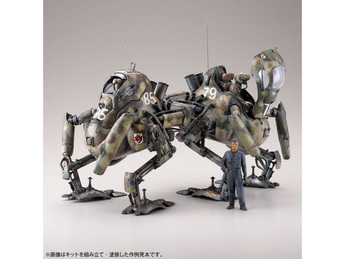 KAIYODO Maschinen Krieger. KANGAROO (Set of two) & Mechanic | 4537807190512