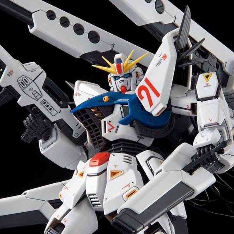 P-Bandai MG 1/100 Gundam F91 Ver.2.0 Back Canon Type & Twin V.S.B.R. Set Up Type
