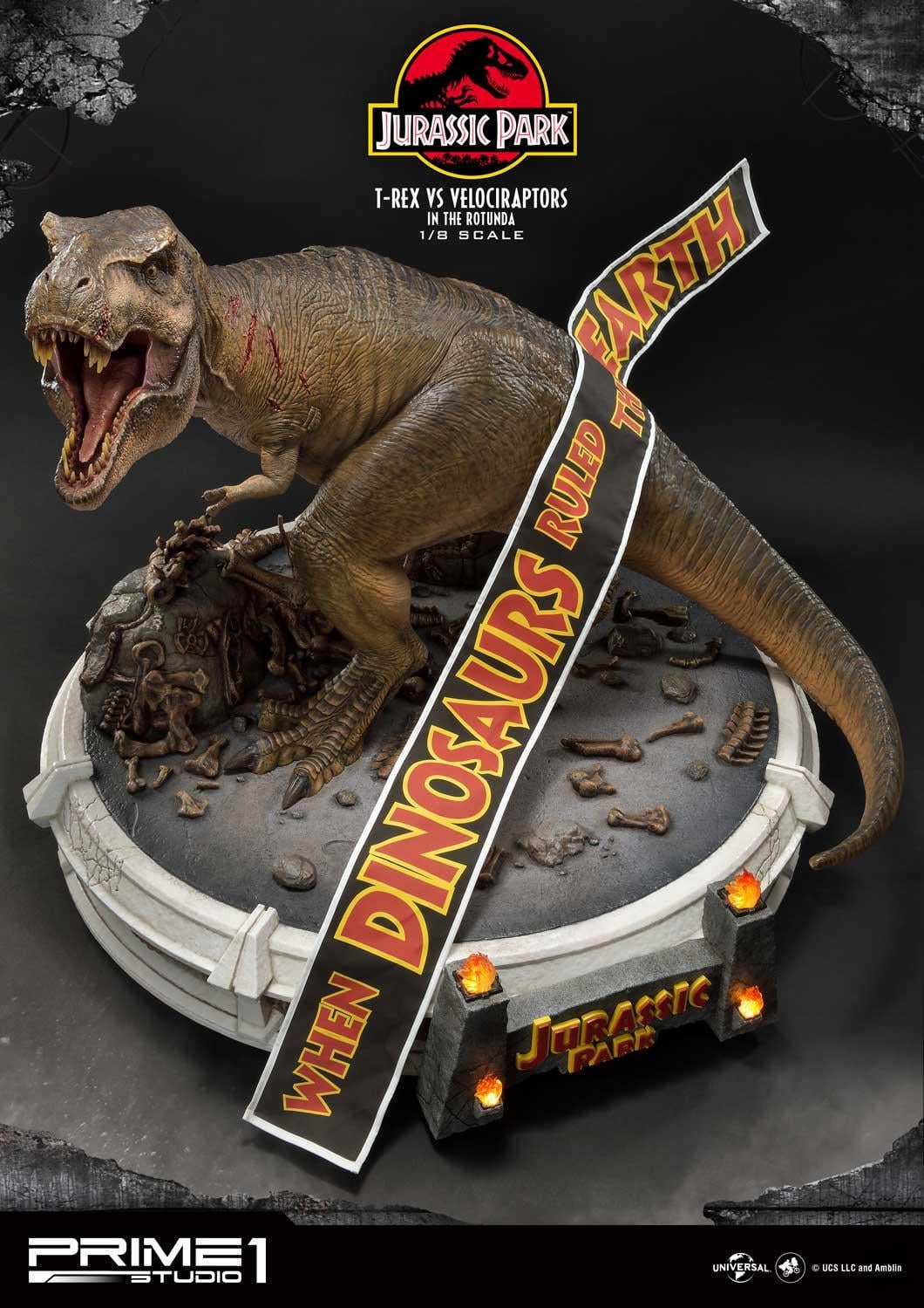 Legacy Museum Collection The Lost World: Jurassic Park (Film) T-Rex Cliff Attack 1/15 scale
