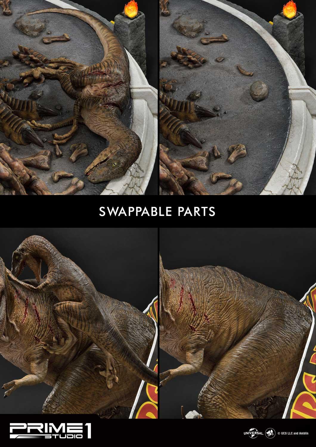 Legacy Museum Collection The Lost World: Jurassic Park (Film) T-Rex Cliff Attack 1/15 scale Bonus Version