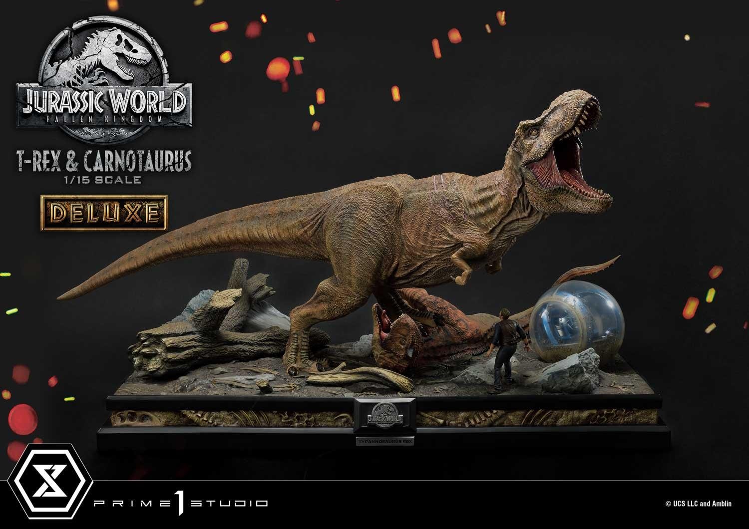 Legacy Museum Collection Jurassic World: Fallen Kingdom (Film) Tyrannosaurus-Rex & Carnotaurus 1/15 scale Deluxe Version