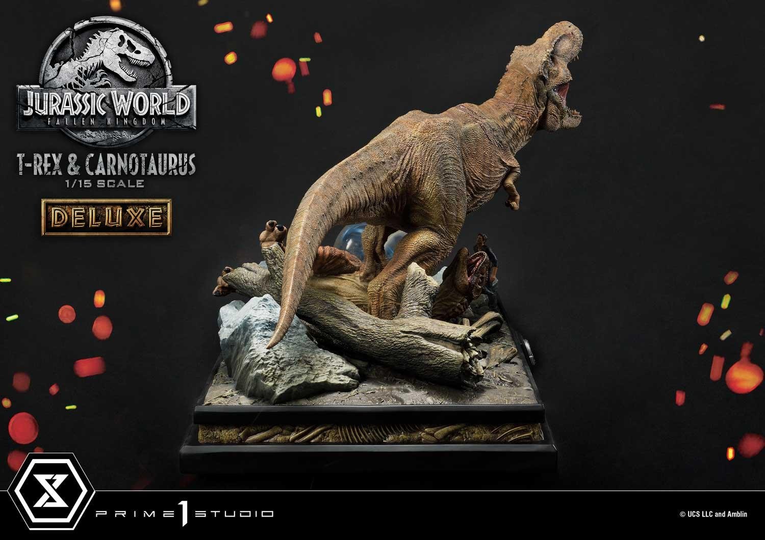 Legacy Museum Collection Jurassic World: Fallen Kingdom (Film) Tyrannosaurus-Rex & Carnotaurus 1/15 scale Deluxe Version
