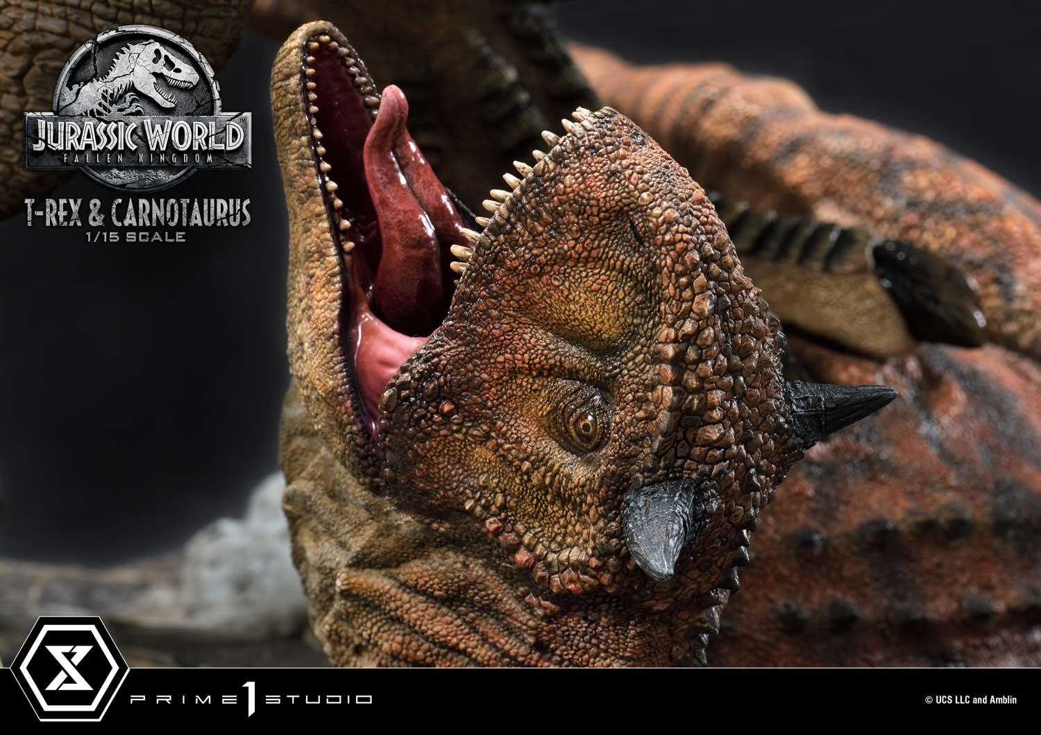 Legacy Museum Collection Jurassic World: Fallen Kingdom (Film) Tyrannosaurus-Rex & Carnotaurus 1/15 scale Deluxe Version
