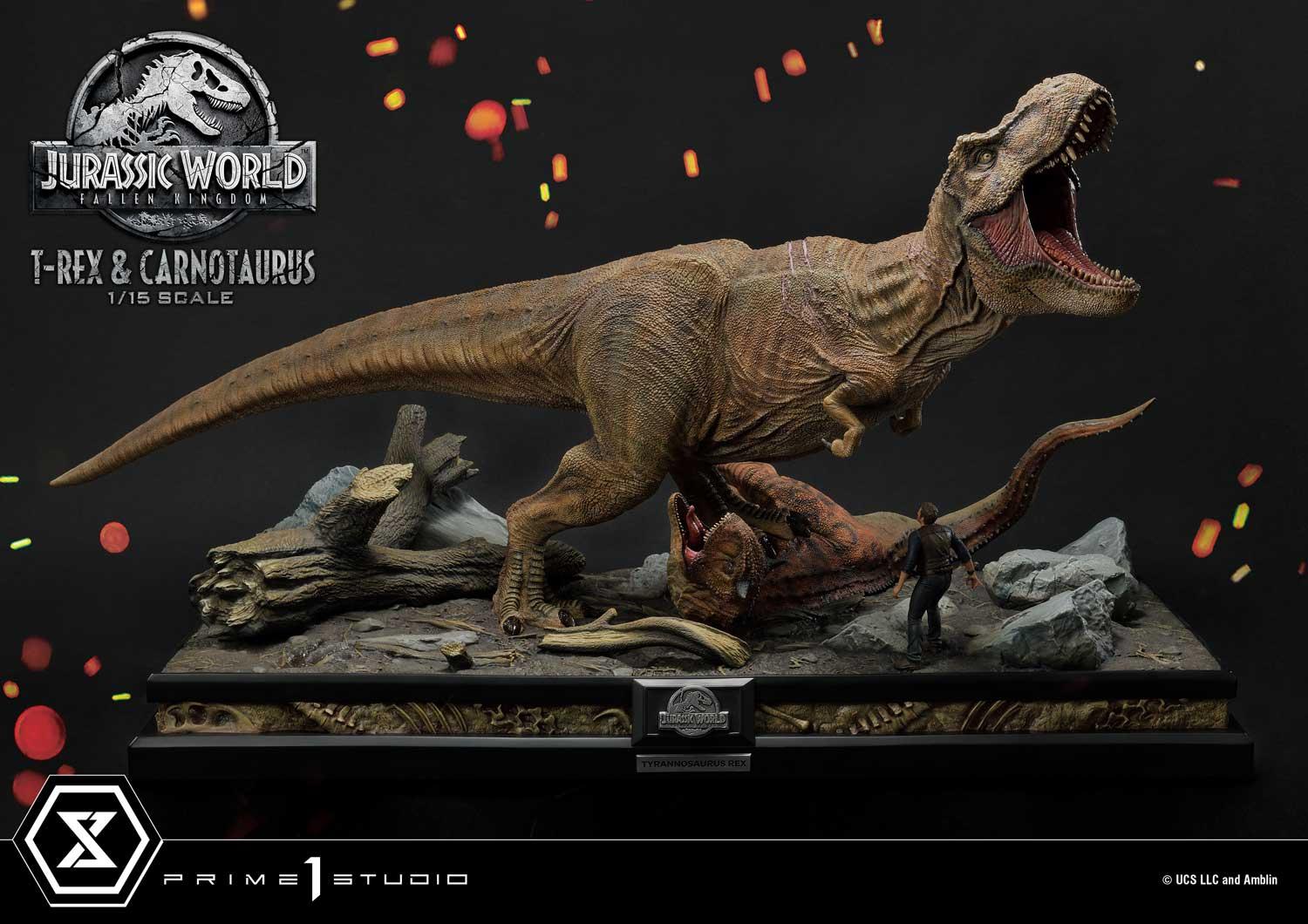 Legacy Museum Collection Jurassic World: Fallen Kingdom (Film) Tyrannosaurus-Rex & Carnotaurus 1/15 scale Deluxe Version