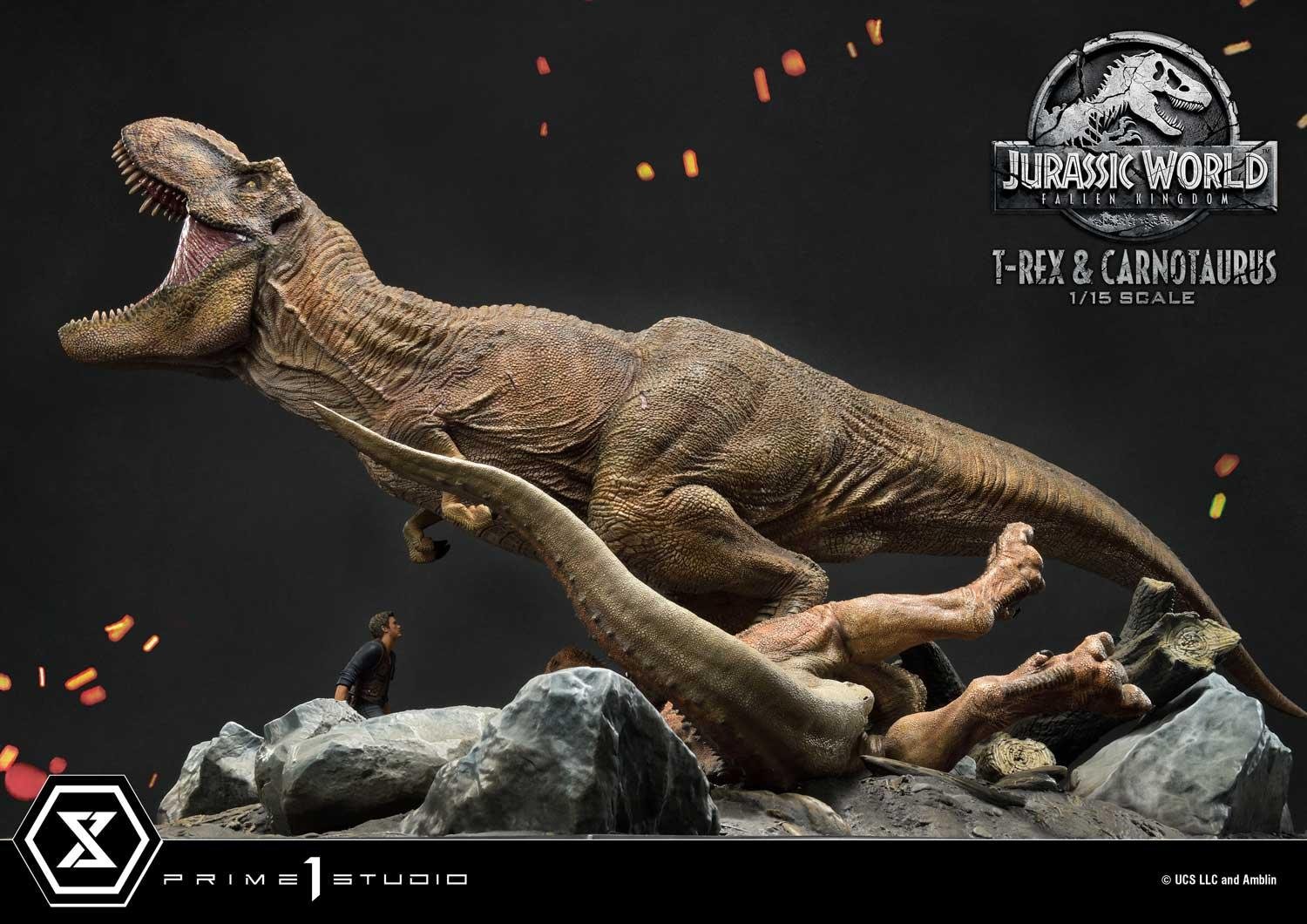 Legacy Museum Collection Jurassic World: Fallen Kingdom (Film) Tyrannosaurus-Rex & Carnotaurus 1/15 scale Deluxe Version