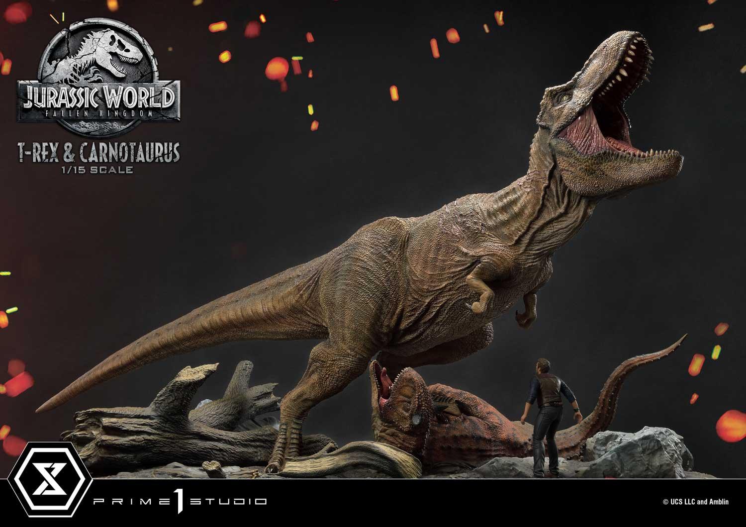 Legacy Museum Collection Jurassic World: Fallen Kingdom (Film) Tyrannosaurus-Rex & Carnotaurus 1/15 scale Deluxe Version