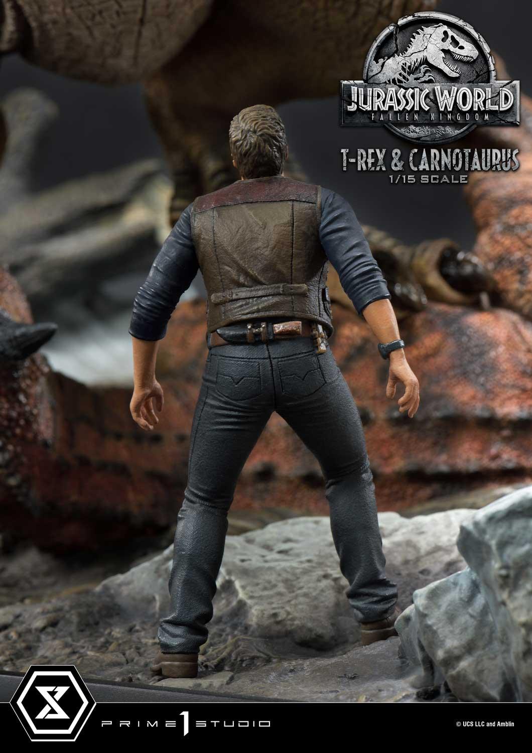 Legacy Museum Collection Jurassic World: Fallen Kingdom (Film) Tyrannosaurus-Rex & Carnotaurus 1/15 scale Deluxe Version
