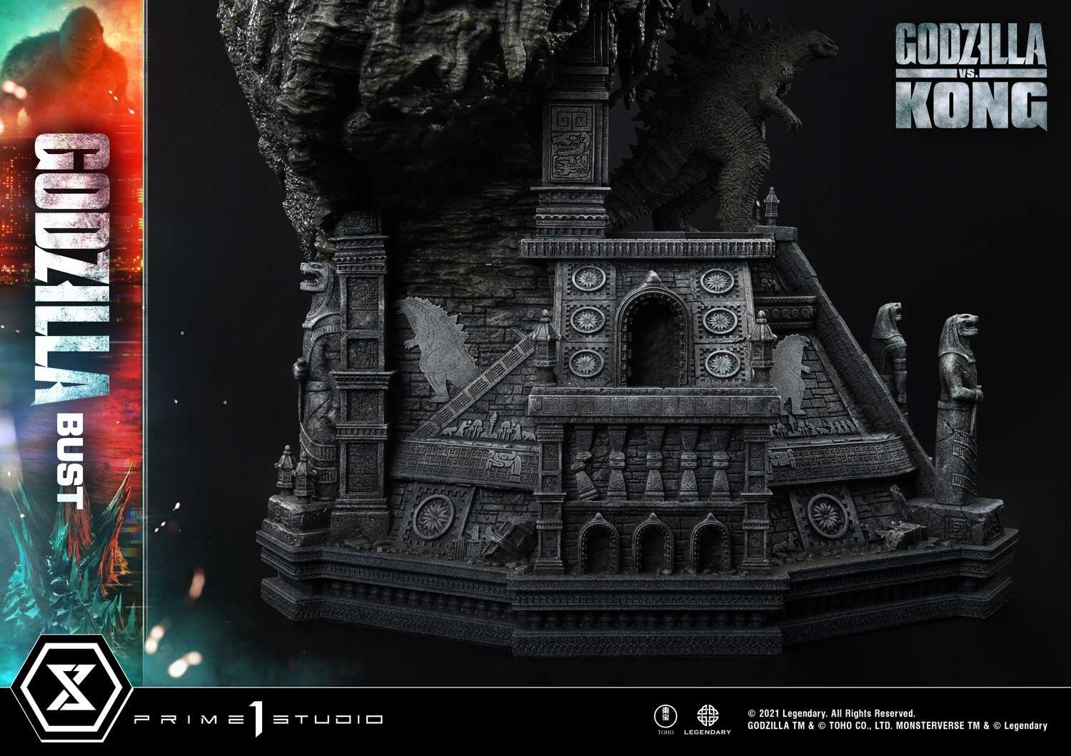 Life Size Bust Godzilla vs Kong (Film) Godzilla Bonus Version