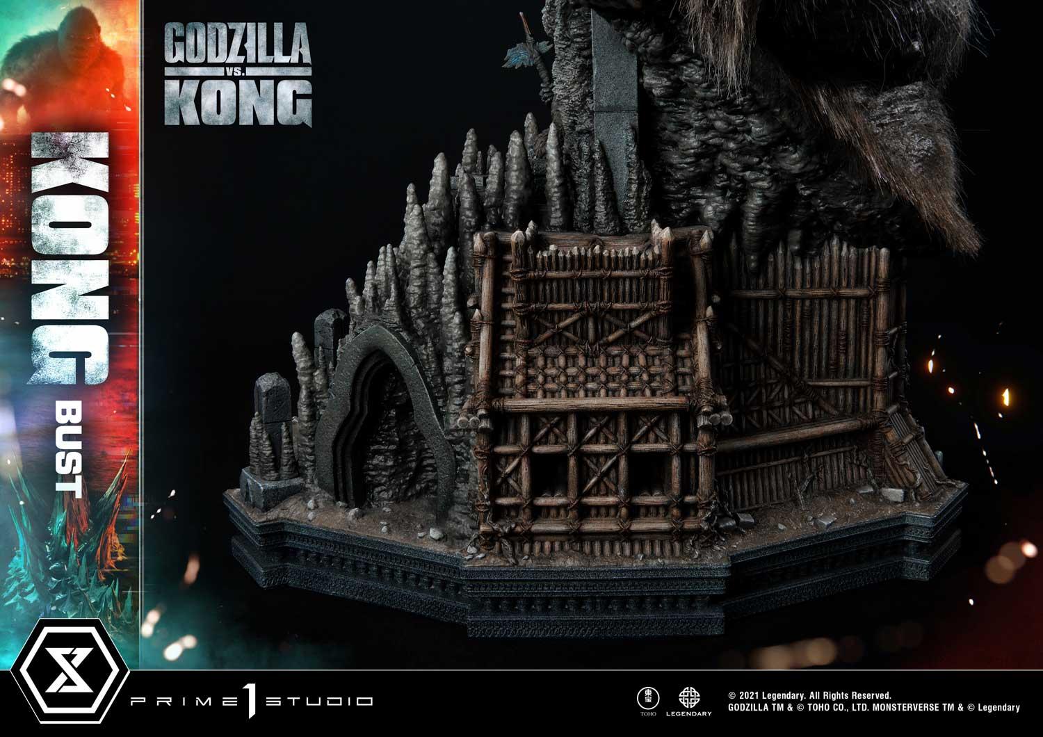 Life Size Bust Godzilla vs Kong (Film) Kong