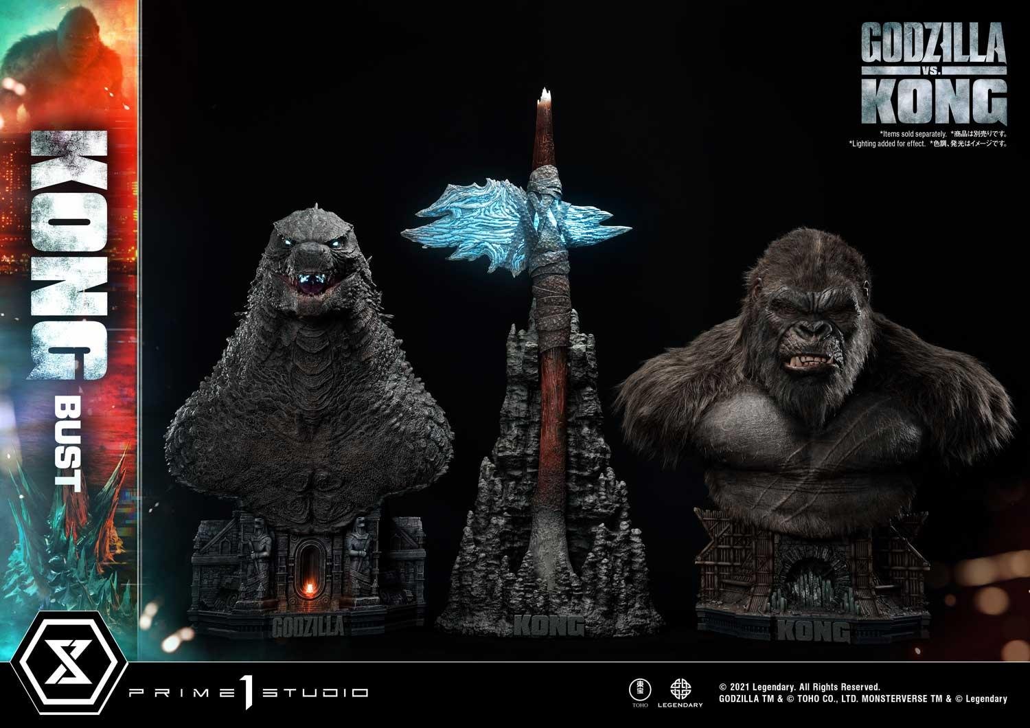 Life Size Bust Godzilla vs Kong (Film) Kong
