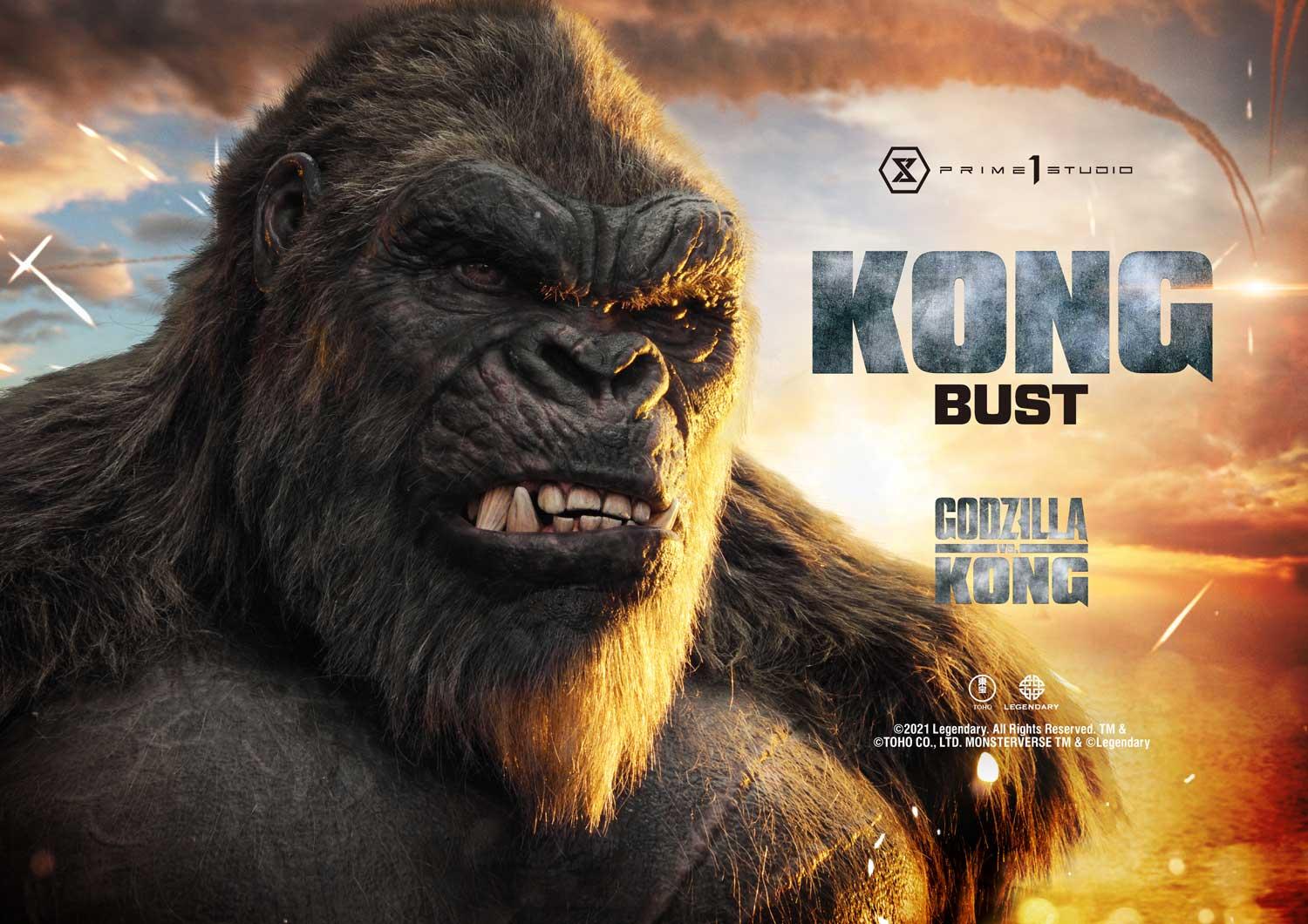 Life Size Bust Godzilla vs Kong (Film) Kong