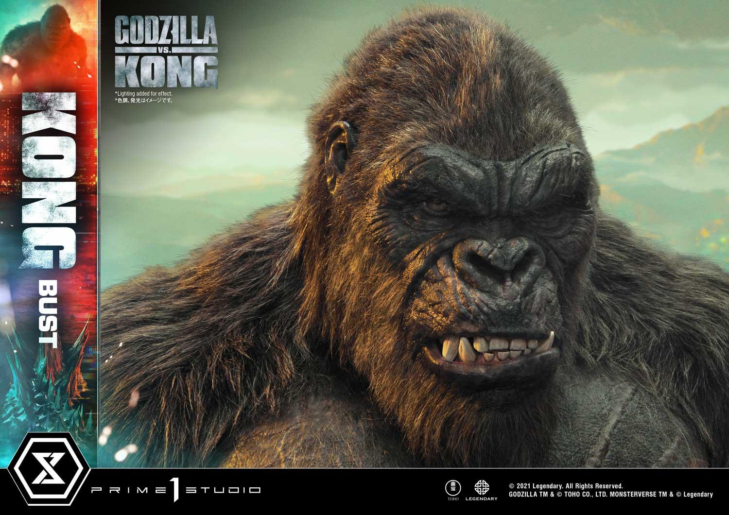 Life Size Bust Godzilla vs Kong (Film) Kong