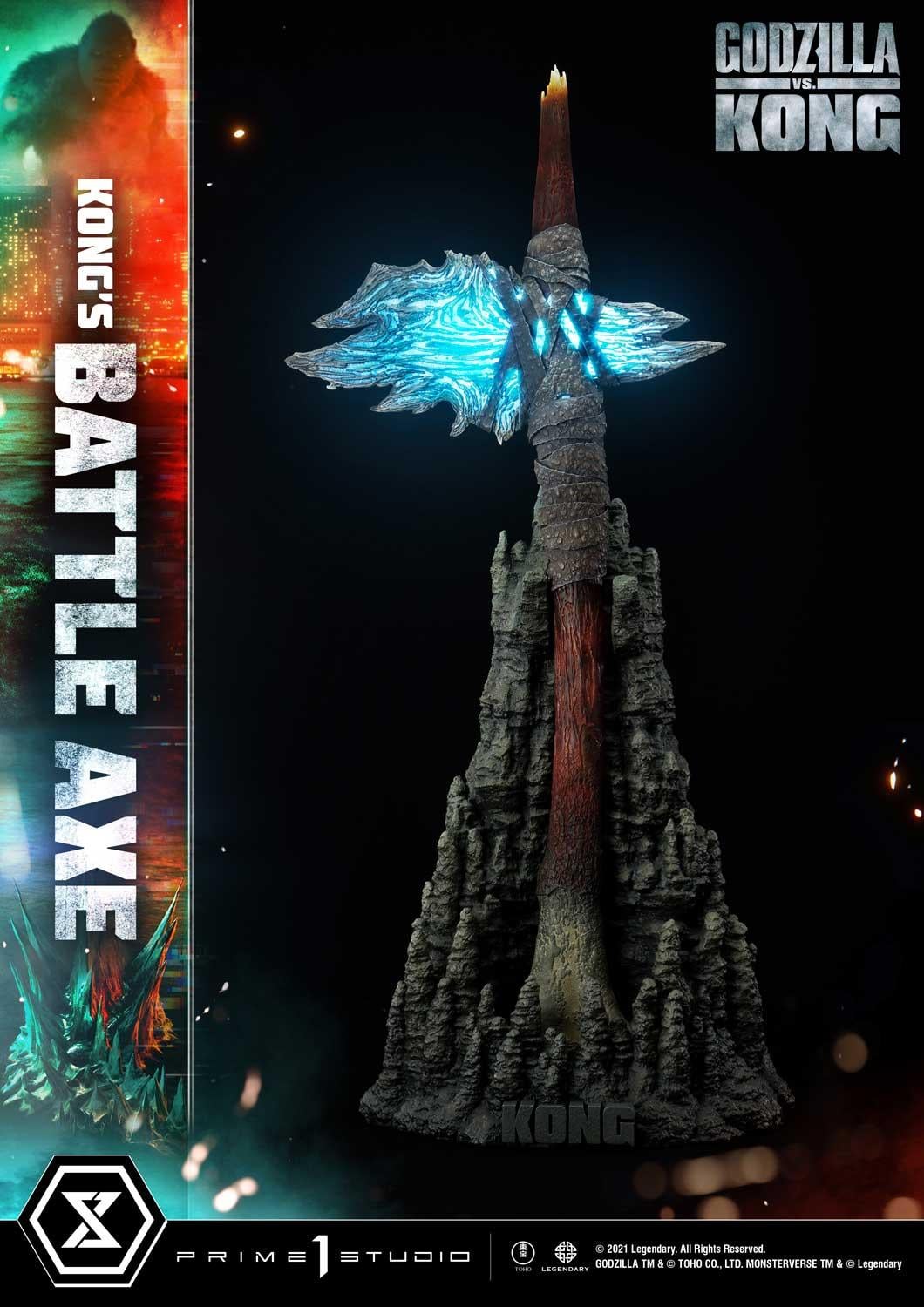 Life Size Bust Godzilla vs Kong (Film) Kong's Battle Axe
