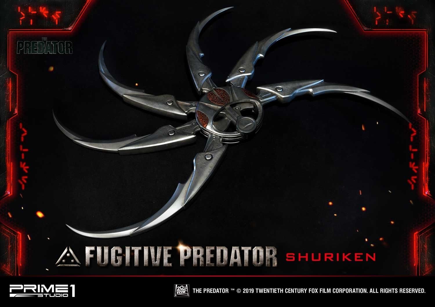 Life Size Bust The Predator (Film) Fugitive Predator Shuriken