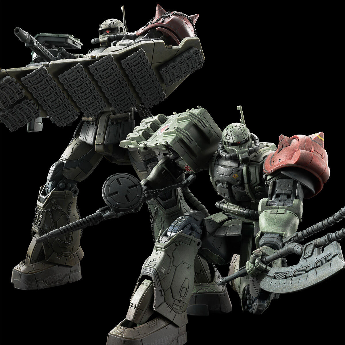 P-Bandai HG 1/144 Zaku II F Type Lesean & Zaku II (Unidentified Type) Lesean (Rfv)