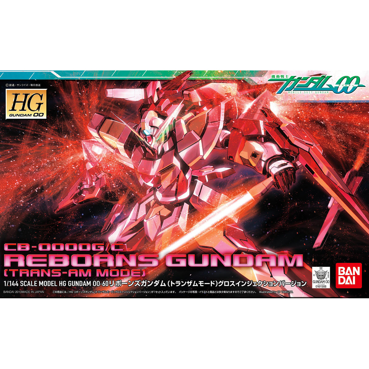 HG 1/144 Reborns Gundam (Trans-Am Mode)