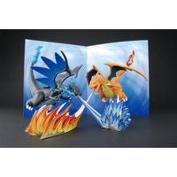 Pokémon Model Kit Mega Charizard X VS Mega Charizard Y Set
