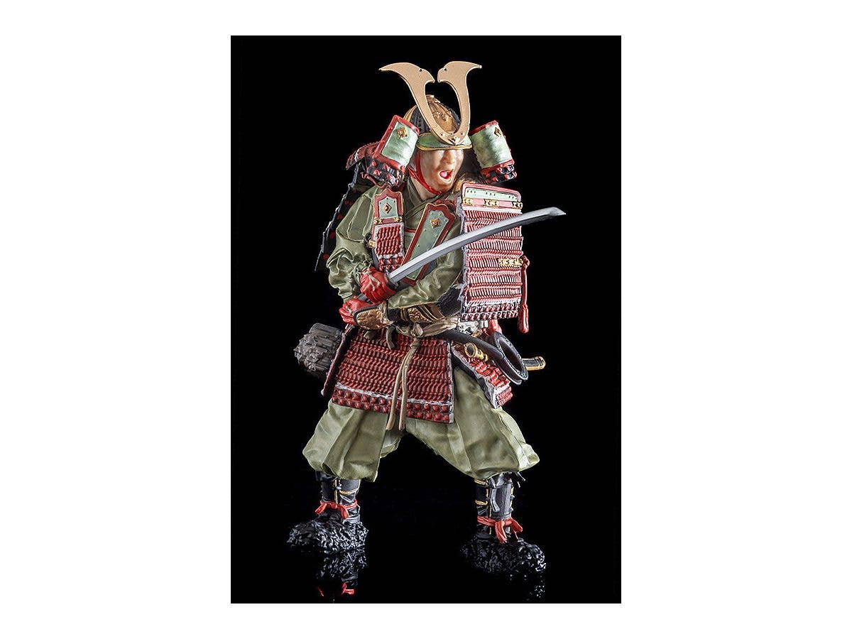 Plamax Kamakura Period Armored Warrior 1/12 Scale Figure Model Kit | 4545784012758