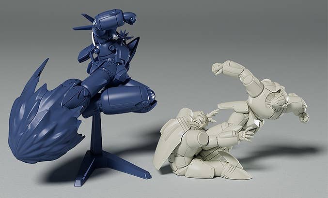 Gunbuster Series Plamax MF-65: Minimum Factory Gunbuster Super Inazuma Kick/RX-7 Inazuma Kick Buster Machine Color Ver. Model Kit | 4545784013090