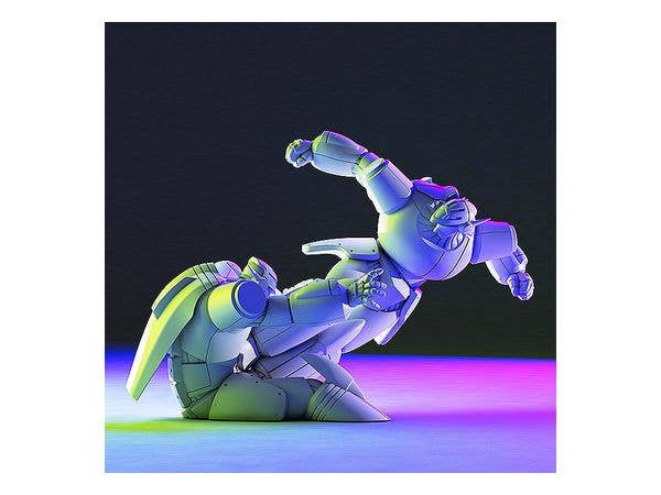 Gunbuster Series Plamax MF-65: Minimum Factory Gunbuster Super Inazuma Kick/RX-7 Inazuma Kick Buster Machine Color Ver. Model Kit | 4545784013090