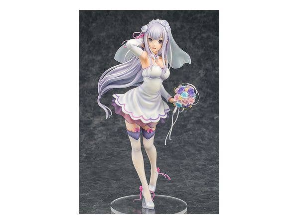 Re:ZERO -Starting Life in Another World- Series Emilia Wedding Ver. (Re-Run) 1/7 Scale Figure | 4580678969831