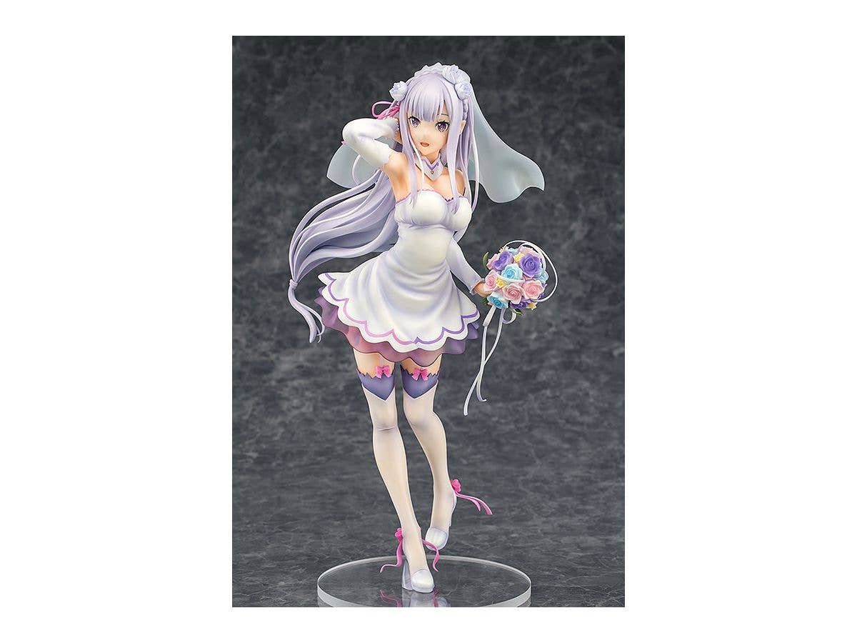Re:ZERO -Starting Life in Another World- Series Emilia Wedding Ver. (Re-Run) 1/7 Scale Figure | 4580678969831