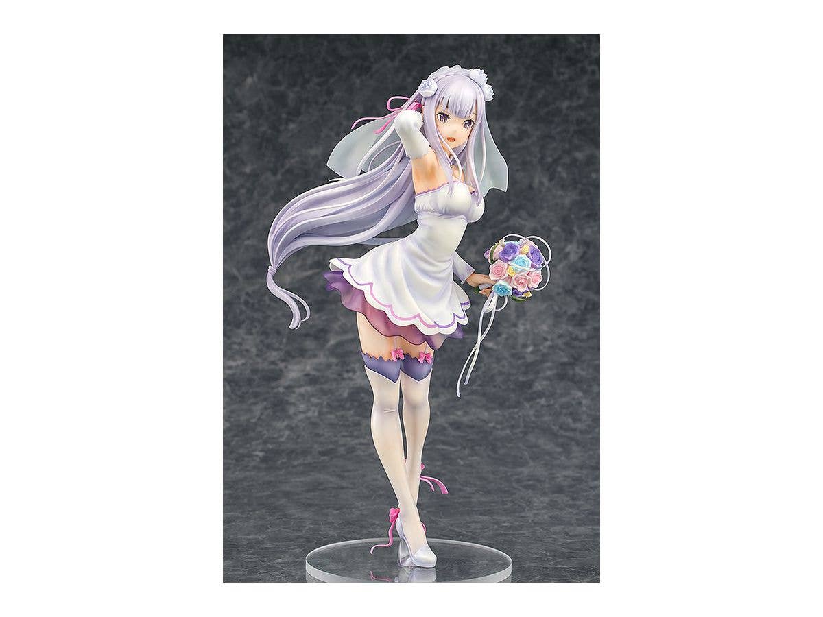 Re:ZERO -Starting Life in Another World- Series Emilia Wedding Ver. (Re-Run) 1/7 Scale Figure | 4580678969831
