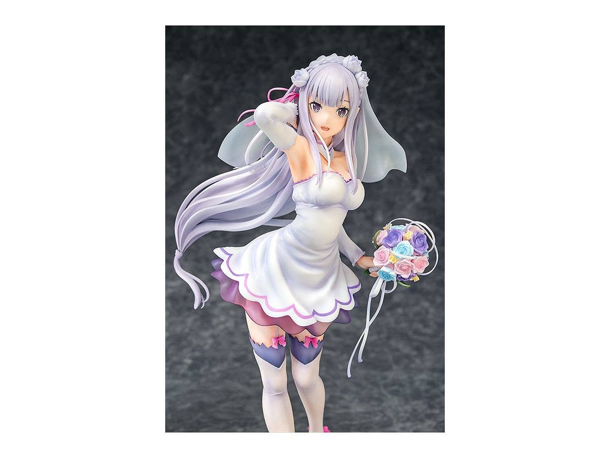 Re:ZERO -Starting Life in Another World- Series Emilia Wedding Ver. (Re-Run) 1/7 Scale Figure | 4580678969831