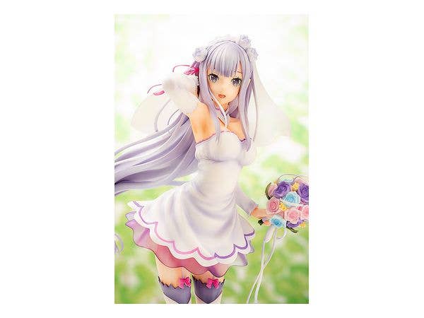 Re:ZERO -Starting Life in Another World- Series Emilia Wedding Ver. (Re-Run) 1/7 Scale Figure | 4580678969831