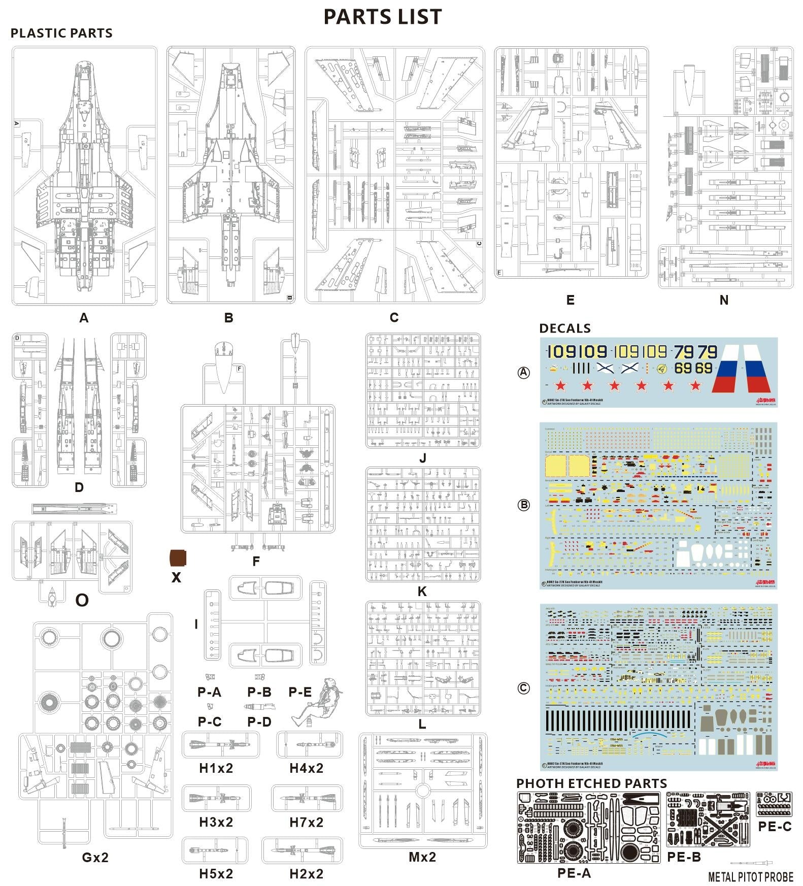 Minibase 1/48 Su-27K Sea Flanker W/Kh-41 Moskit Aircraft