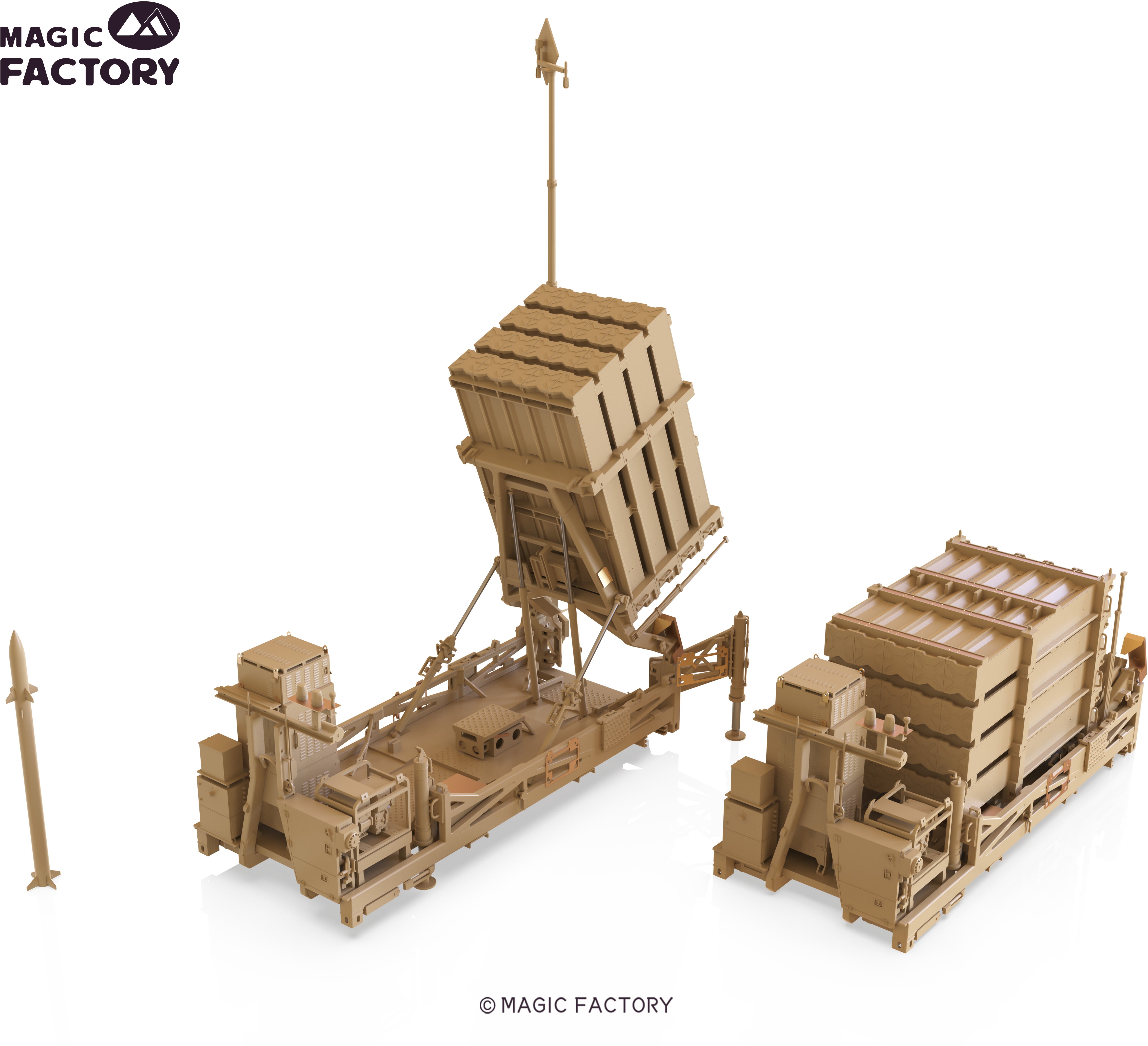 Magic Factory 1/35 Air Defense System "Iron Dome", Military Vehicle | 6974715830112