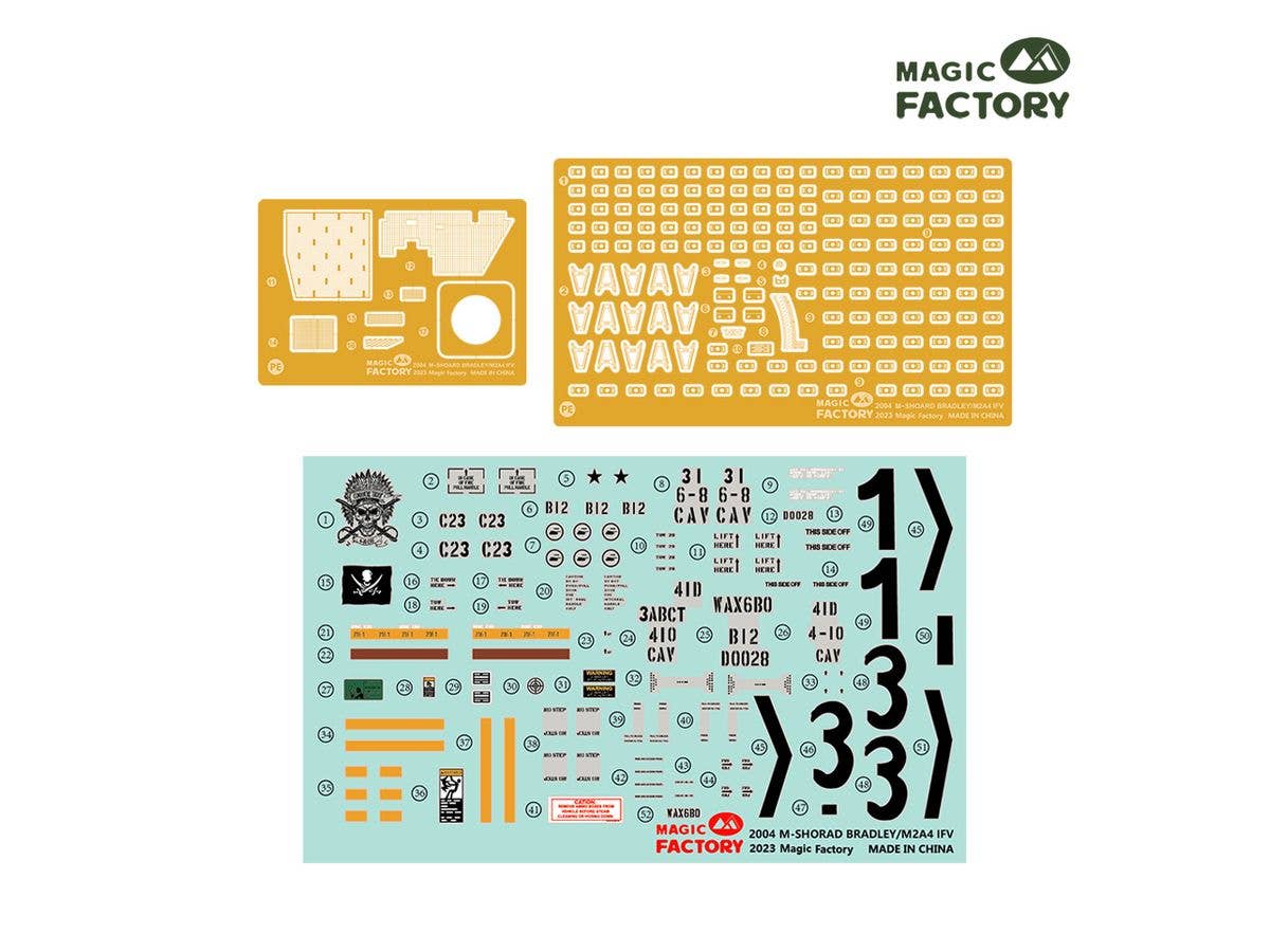 Magic Factory 1/35 M-Shorad M2A4 Bradley IFV (3-in-1) | 6974715830136