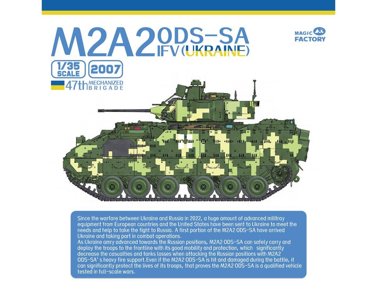 Magic Factory 1/35 M2A2 ODS-SA IFV (Ukraine) | 6974715830211