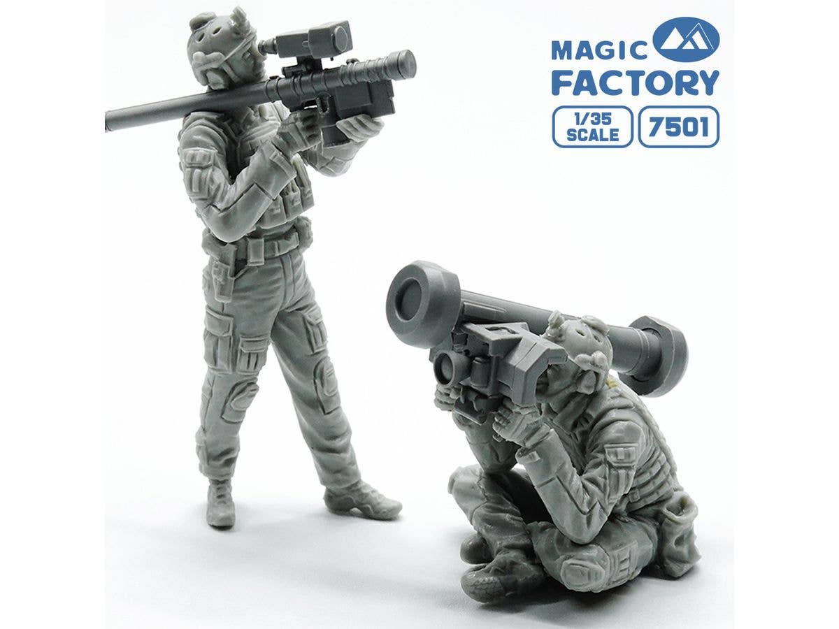 Magic Factory 1/35 FIM-92 Stinger/FGM-148 Javelin Operators Set (Resin) | 6974715830129