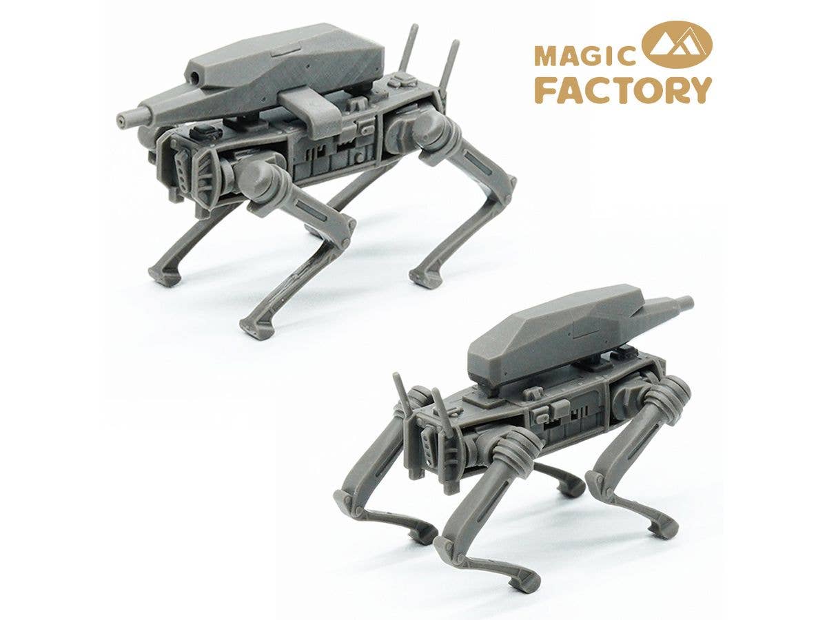 Magic Factory 1/35 Armed Robot Dog & RQ-20 UAV Set | 6974715830167