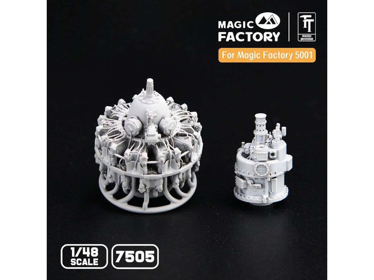 Magic Factory 1/48 P&W R2800 Engine Separate Display Version (3D printed) | 6974715830181
