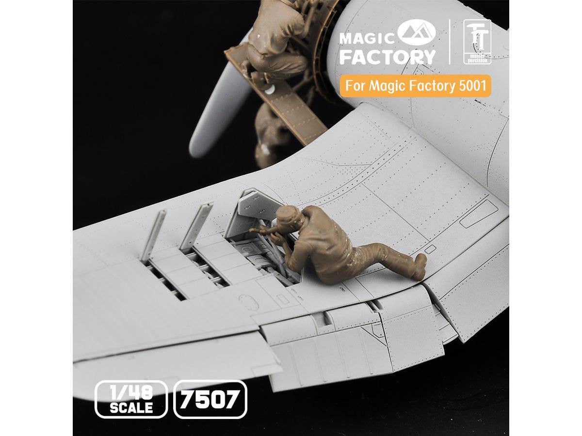 Magic Factory 1/48 Ground Service Crew Set (3D printed) | 6974715830204