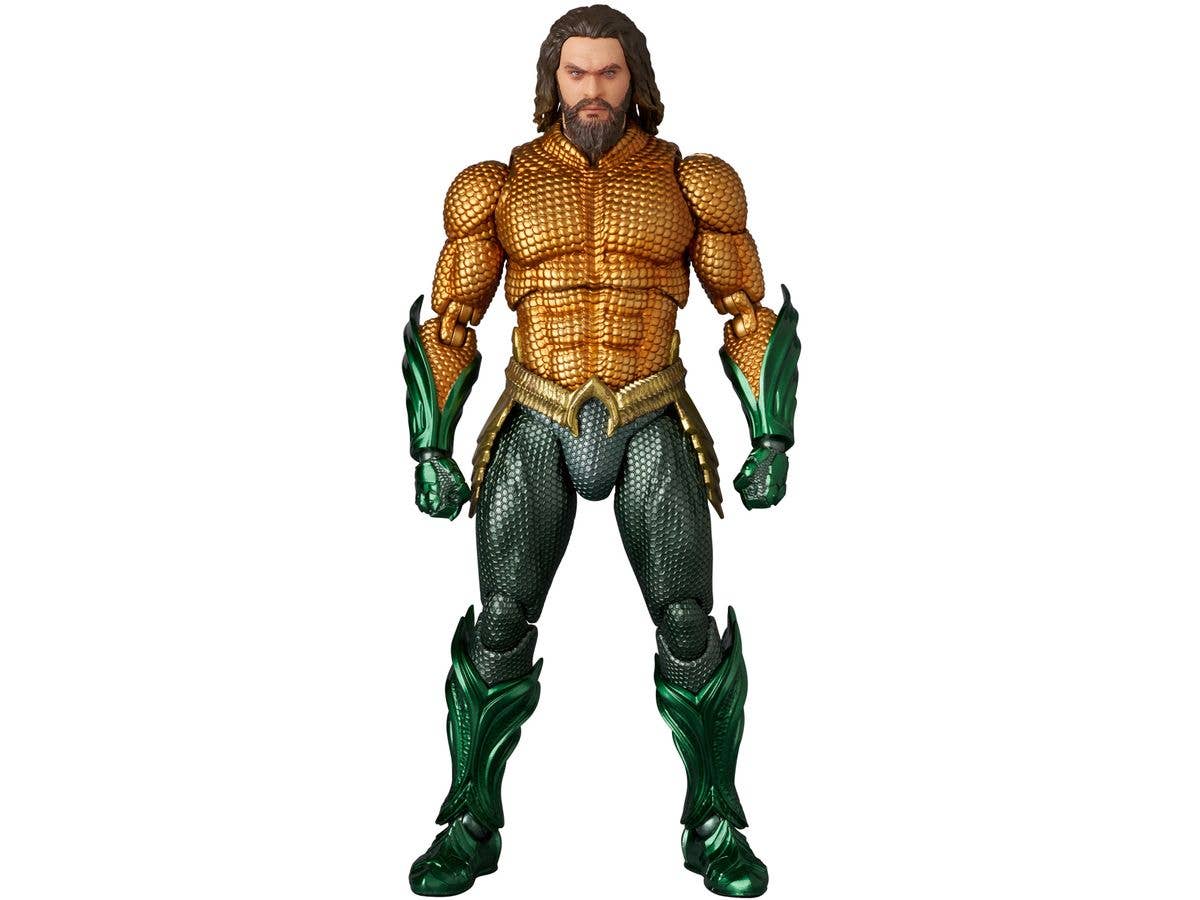 MEDICOM TOY MAFEX AQUAMAN(GOLD & GREEN SUIT) | 4530956472676