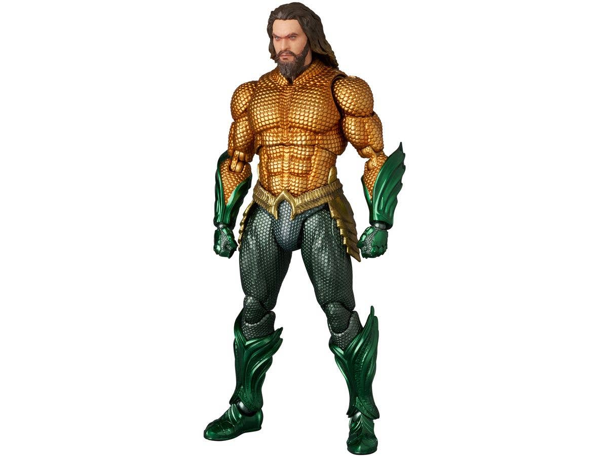 MEDICOM TOY MAFEX AQUAMAN(GOLD & GREEN SUIT) | 4530956472676