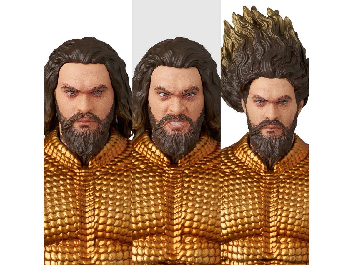 MEDICOM TOY MAFEX AQUAMAN(GOLD & GREEN SUIT) | 4530956472676