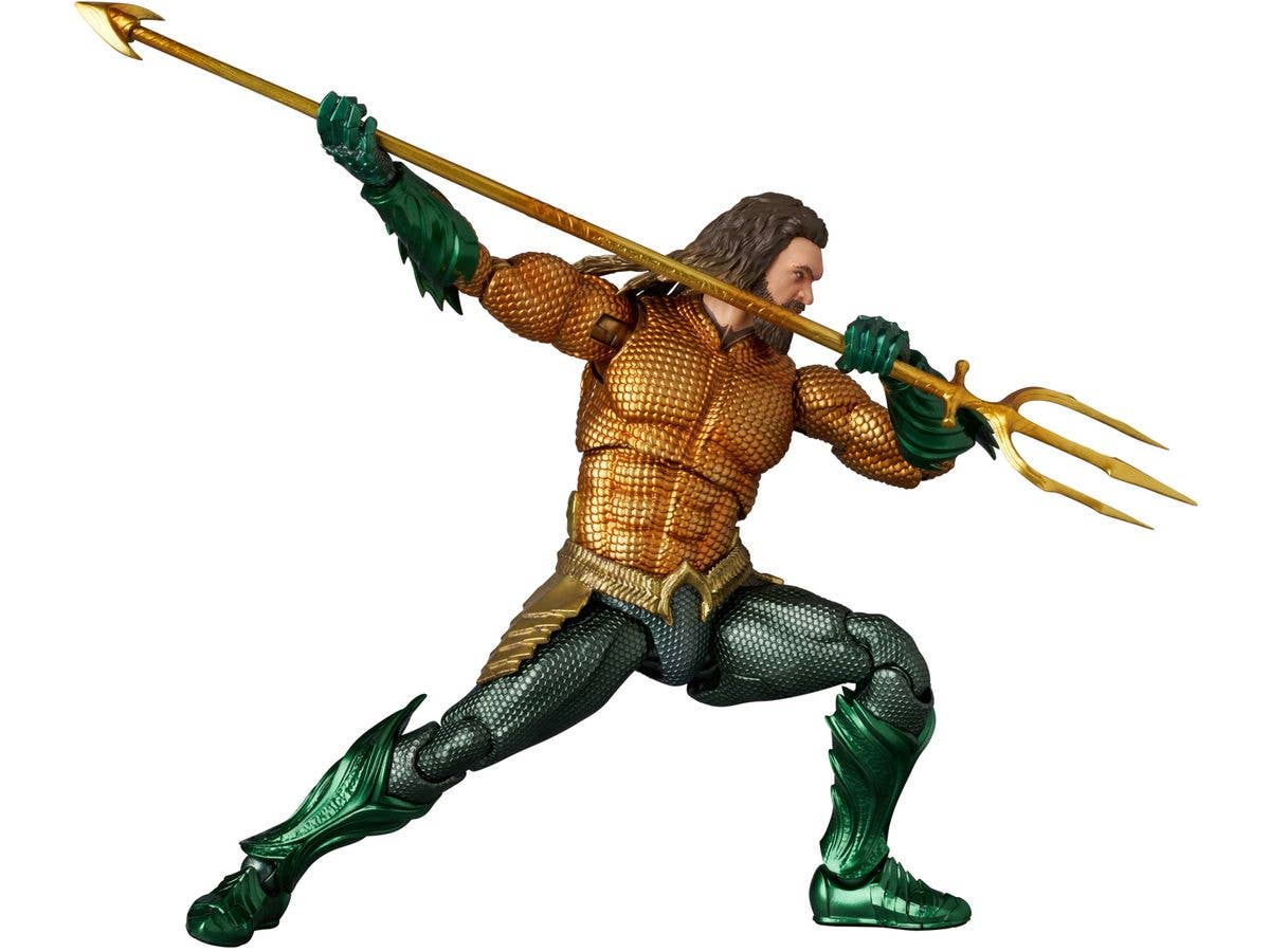 MEDICOM TOY MAFEX AQUAMAN(GOLD & GREEN SUIT) | 4530956472676