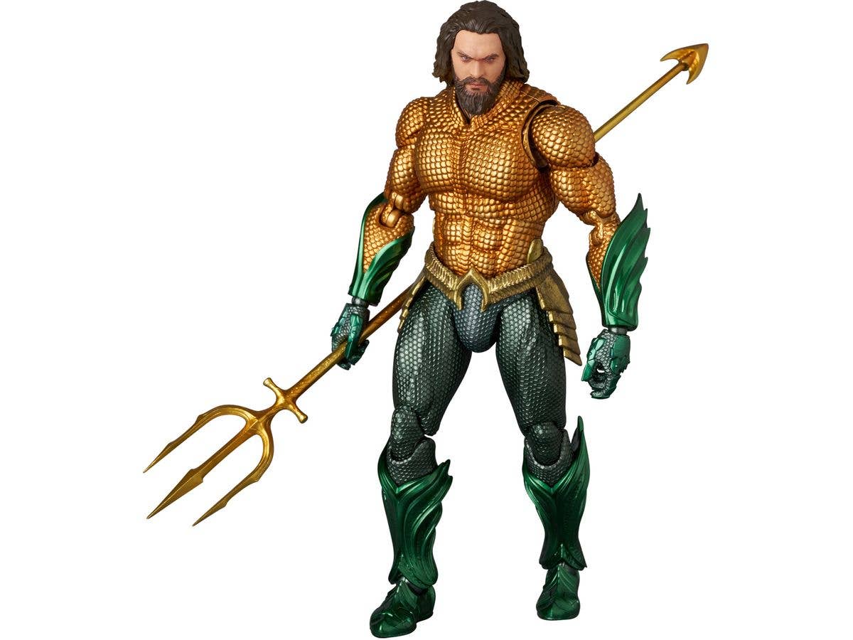 MEDICOM TOY MAFEX AQUAMAN(GOLD & GREEN SUIT) | 4530956472676