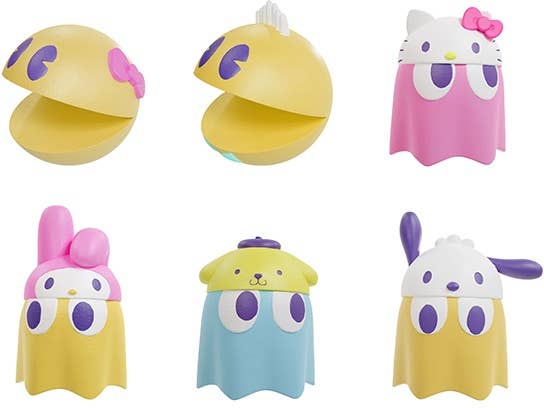Megahouse Chibicollect Figure Pac-Man x Sanrio Characters (Vol. 1) "Pacman" (Blind Box) | 4975430516598