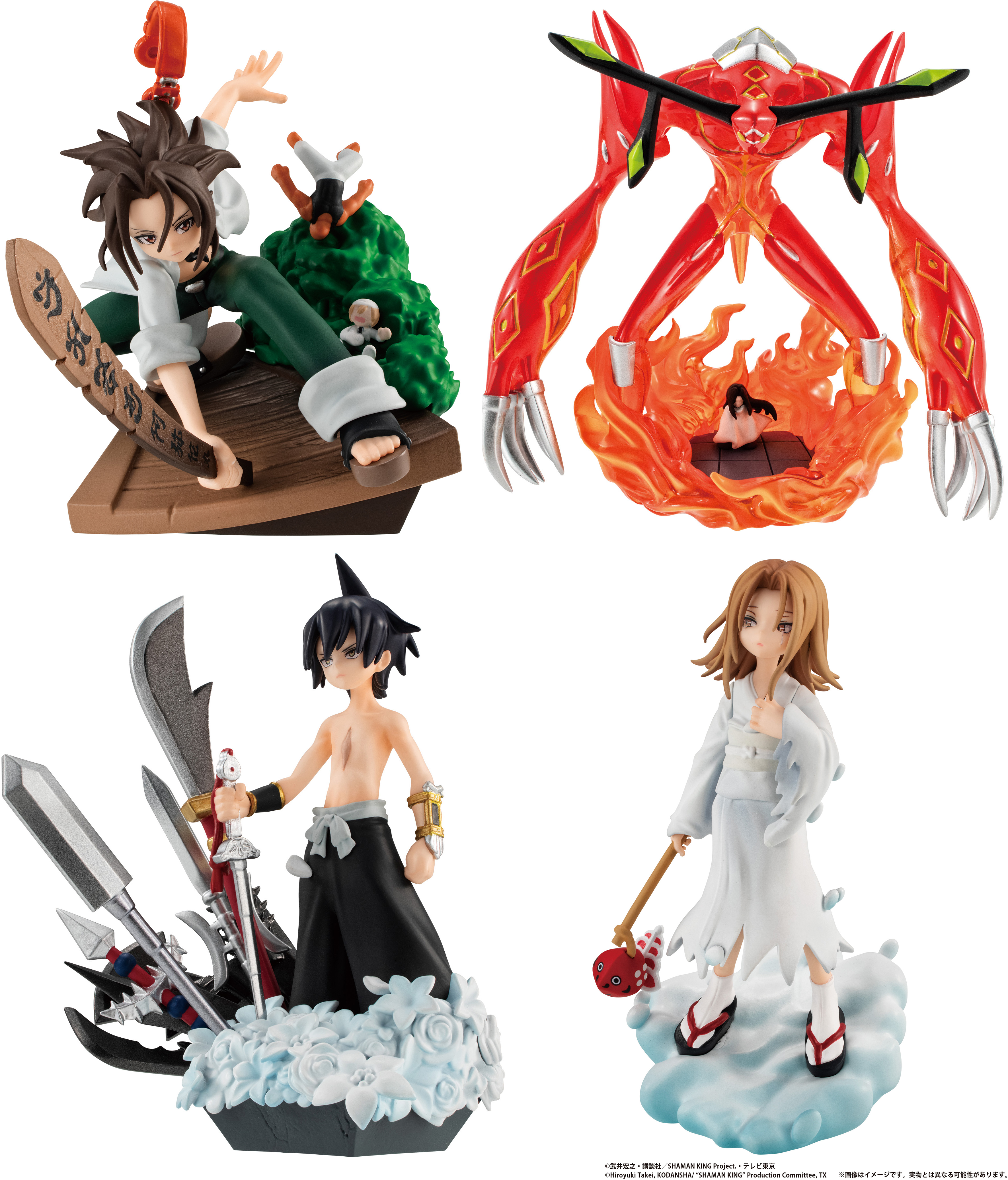 Megahouse Petitrama Shaman King Over Soul Box "Shaman King", Box of 4 | 4975430517007
