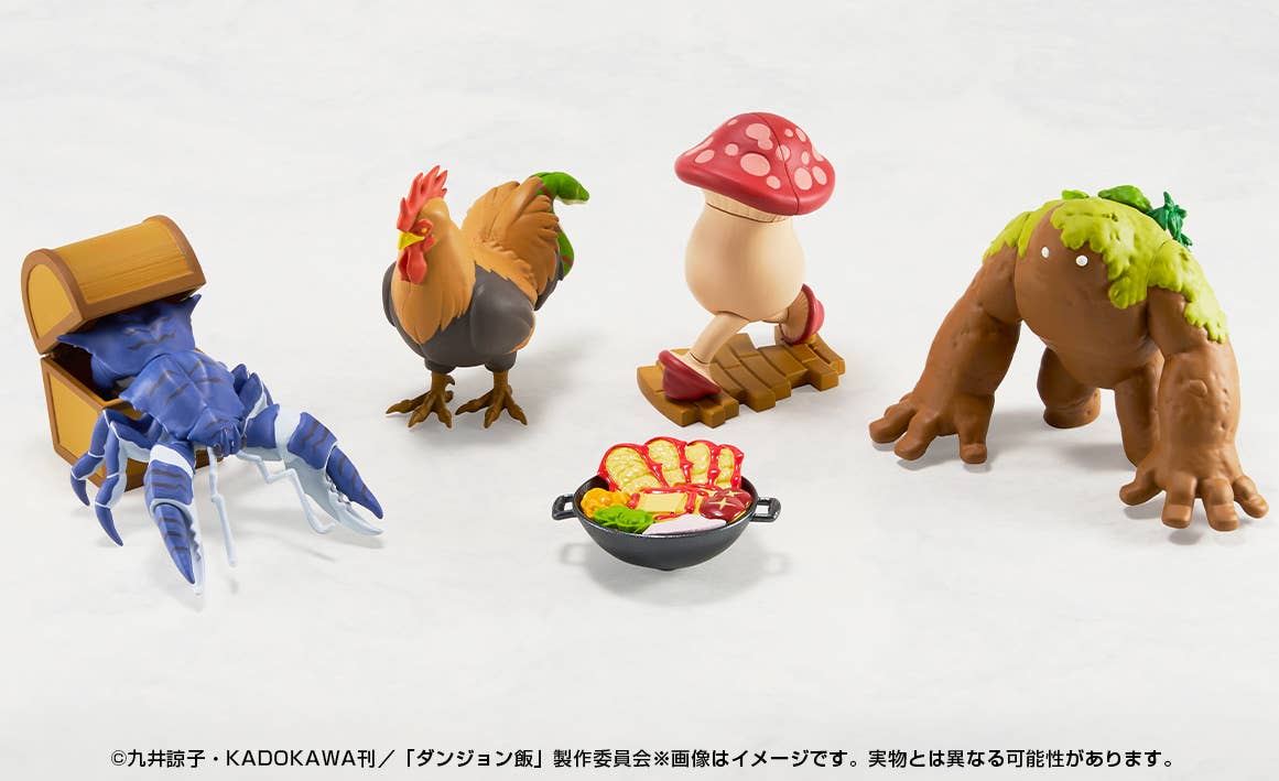 MegaHouse KAITAI PUZZLE FANTASY Delicious in Dungeon Dengeon Creaturer collection set | 4975430518554