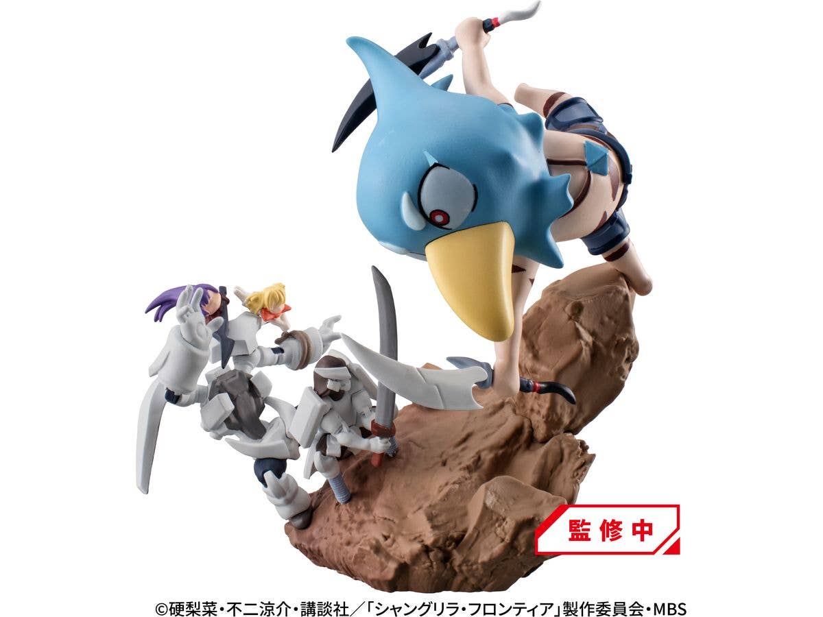 MegaHouse PetitramaEX Shangri-La Frontier VS Monster Diorama Collection set | 4975430518776