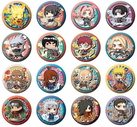 Megahouse Metal Badge Collection Naruto Ninkaitaisen "Naruto", Box of 16 | 4535123823848