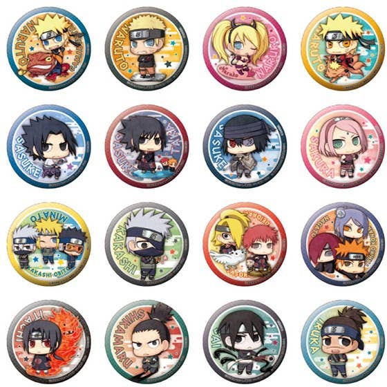 Megahouse Metal Badge Collection Naruto New Era "Naruto", Box of 16 | 4535123824753