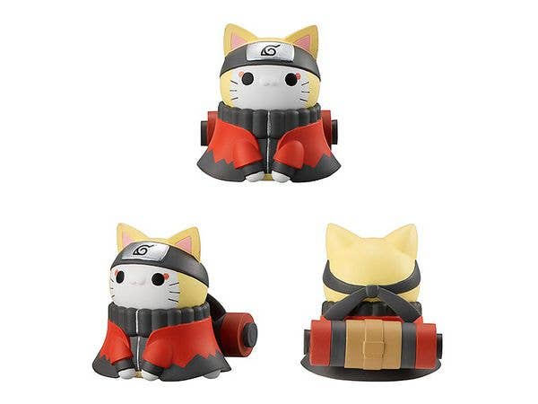 Megahouse Mega Cat Project Nyaruto Shippuden: Battle to defend Konoha 'Naruto', Box of 8 | 4535123831195