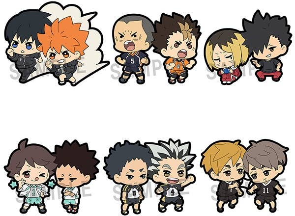 Megahouse Rubber Mascot Buddycolle Haikyuu "Haikyuu" | 4535123834042